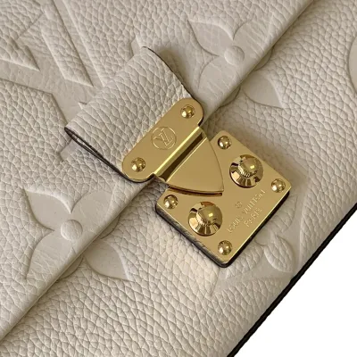 Louis Vuitton Madeleine Creme Beige/Khaki White/Black With Gold Hardware