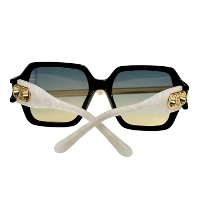 Celine square frame glasses black white/black/black brown/eggplant/leopard/ivory color Size 61口16 140
