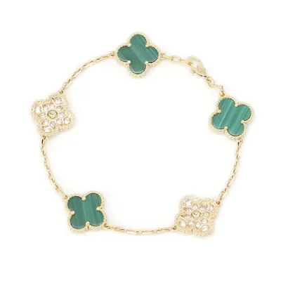 Van Cleef & Arpels Vintage Alhambra Bracelet 5 motifs