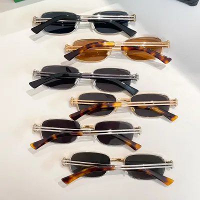Bottega Veneta square frame glasses grey/black gold/black silver/green/blue/brown color Size 50口20-145