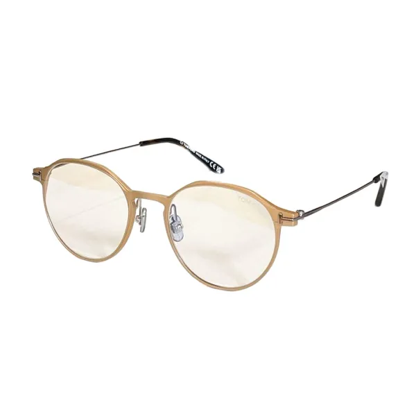 Tom Ford Boston frame glasses black/grey/gold color Size 52口19-145 - Image 3