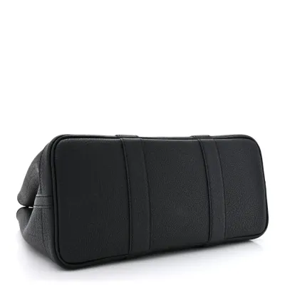 Hermès Garden Party 30 TPM Black Negonda Leather Palladium Silver Hardware
