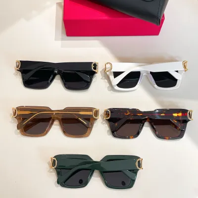 Valentino square frame glasses black gold/green/white/leopard/tawny color Size 54口18-145