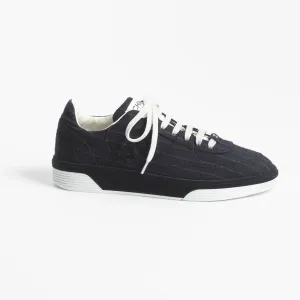 Navy blue and white Chanel Sneakers