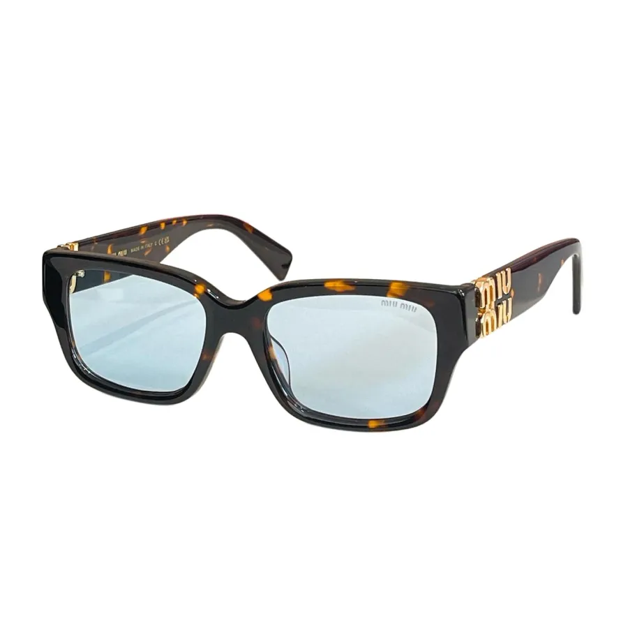 Miu Miu square frame glasses leopard brown/white/eggplant/black/pink/tawny/leopard blue color Size 55口19-140