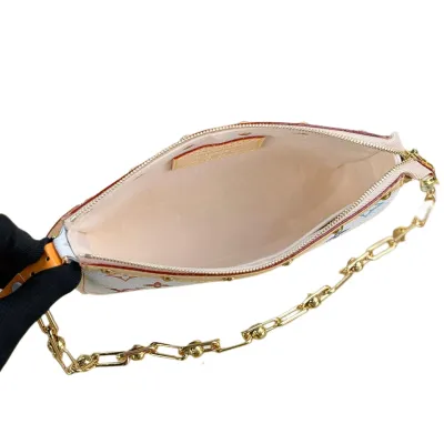 Louis Vuitton x Murakami Takashi Pochette Accessoires Multicolor White/Black With Gold/Silver Hardware