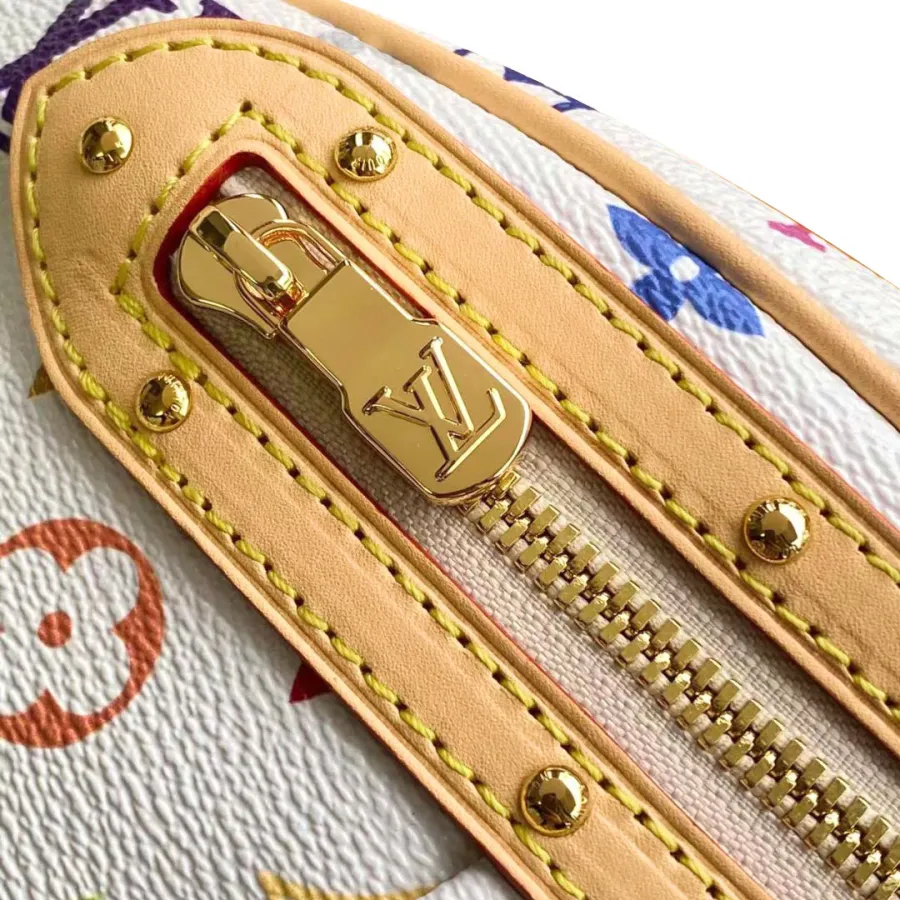 Louis Vuitton x Murakami Takashi High Rise Multicolor White Gold Hardware