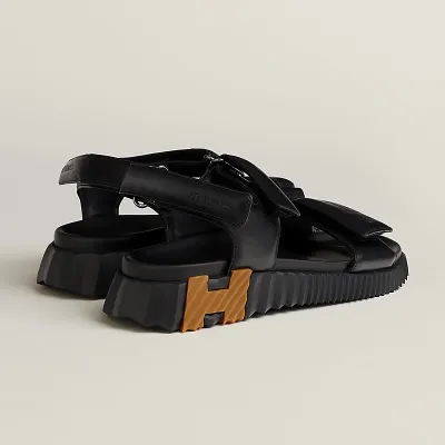 HERMES Junior Black Sandal
