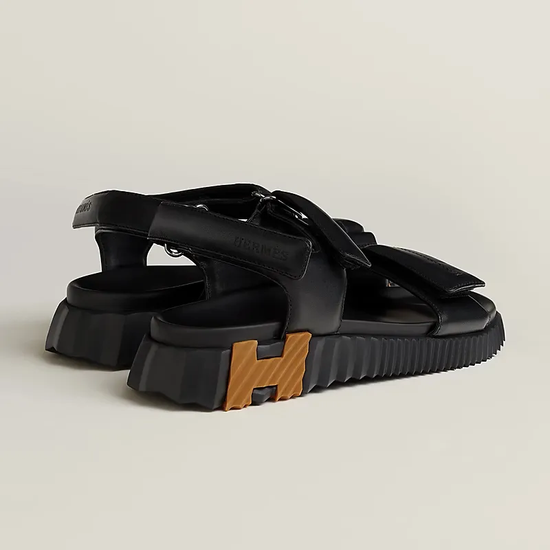 HERMES Junior Black Sandal