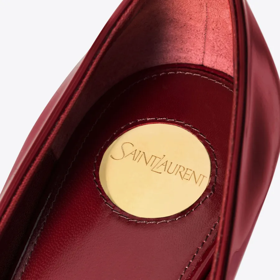 Yves Saint Laurent Red patent heels