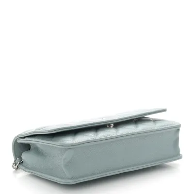 Chanel WOC in Light Blue – Quilted Elegance