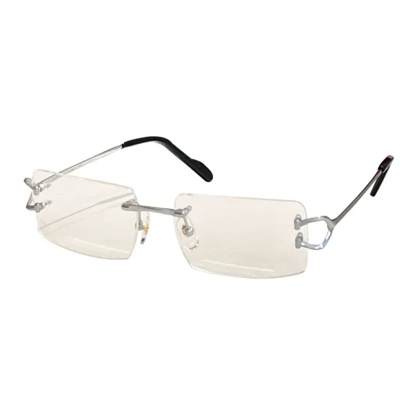 Cartier square frame glasses black silver/brown rose gold/blue silver/brown gold/black gold/silver/gold color Size 55-19-145 - Image 6