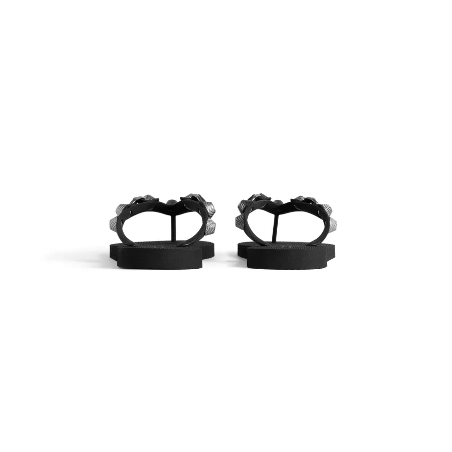 BALENCIAGA Black flip-flops Slippers