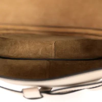 Loewe Gate Crossbody Bag Mini Light Oat Grained Calfskin Leather