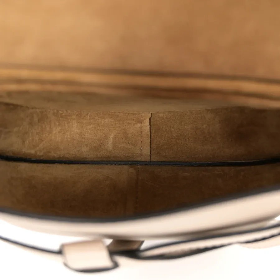 Loewe Gate Crossbody Bag Mini Light Oat Grained Calfskin Leather