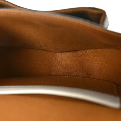 Celine Medium Folco Bag White Triomphe Canvas Gold Hardware