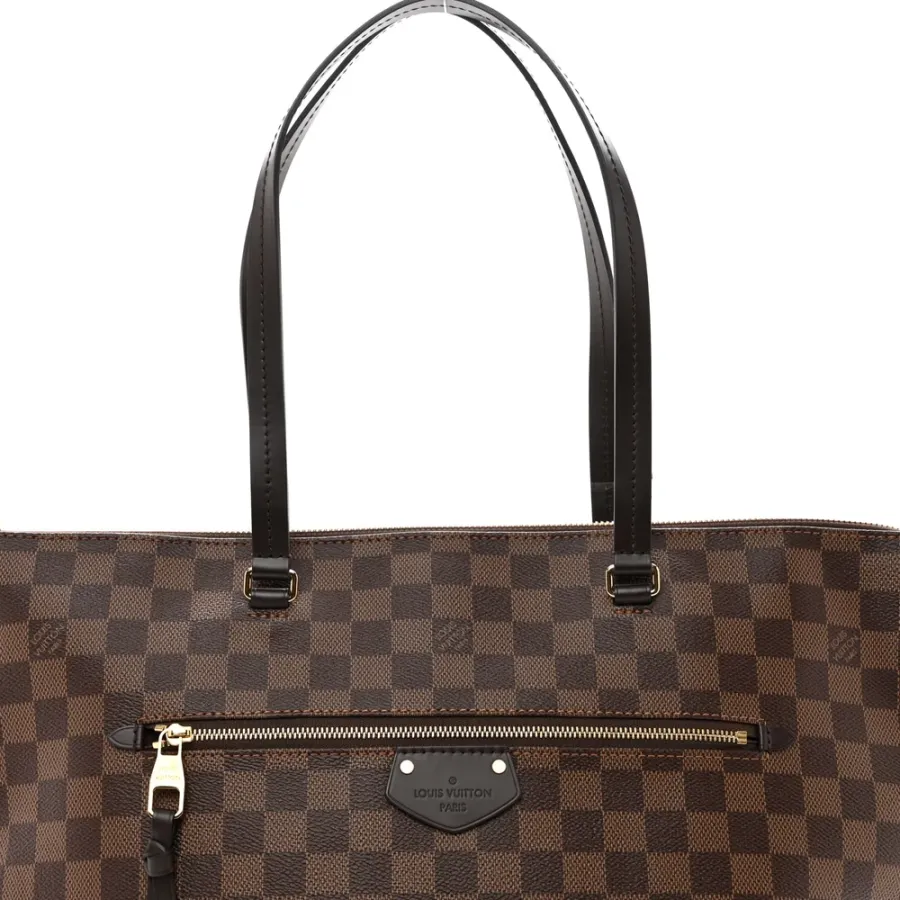 Louis Vuitton Iena MM Damier Ebene Canvas Brass Hardware
