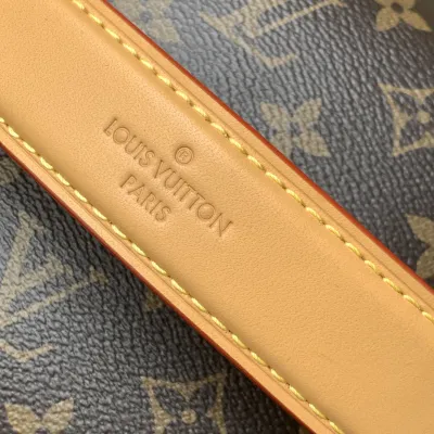 Louis Vuitton Side Trunk MM Monogram Canvas Brown/Grey Gold Hardware