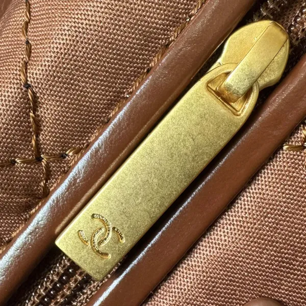 Chanel 22bags Brown Earth Color / Apricot Color Shoulder Bags - Image 8