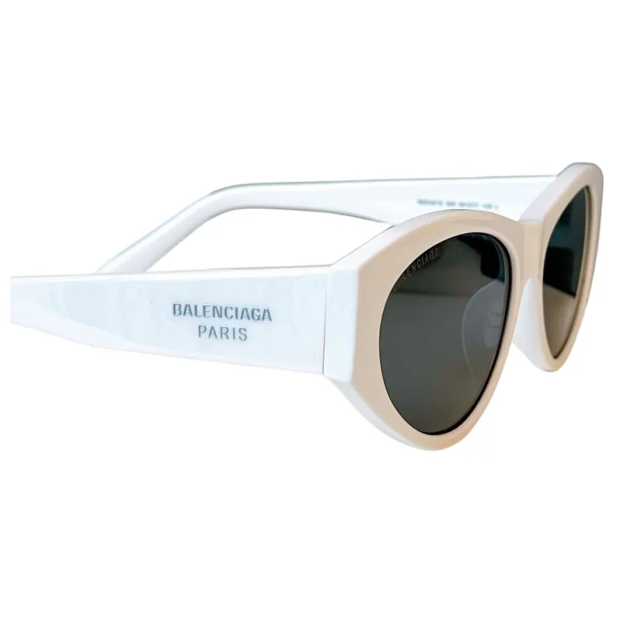 Balenciaga Cat Eye glasses white/green leopard/black leopard/coffee/black color Size 60口17-145