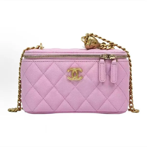 Chanel 23P Black Quilted Caviar Leather Gold Hardware - Image 5