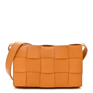 Bottega Veneta Maxi Intrecciato Cassette Crossbody Bag Cob Lambskin Leather