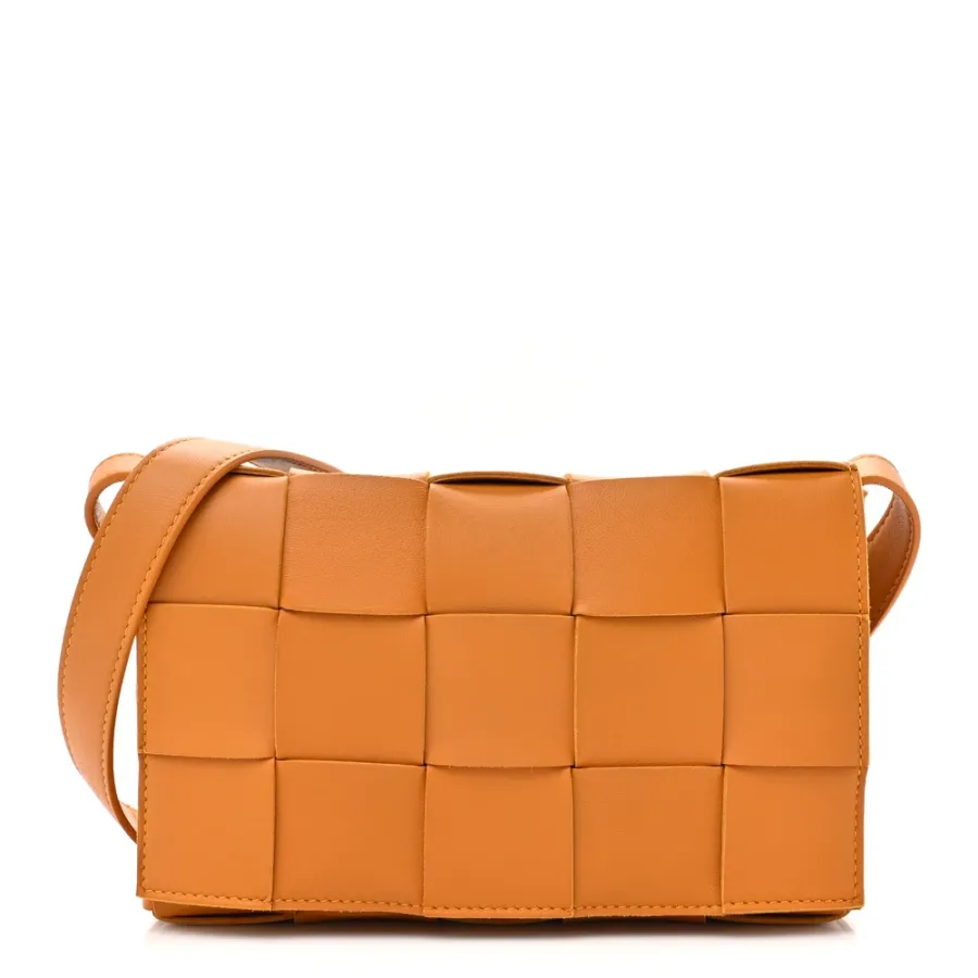 Bottega Veneta Maxi Intrecciato Cassette Crossbody Bag Cob Lambskin Leather