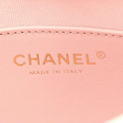 Grade Chanel 19 Pink Quilted Aged Calfskin Bag