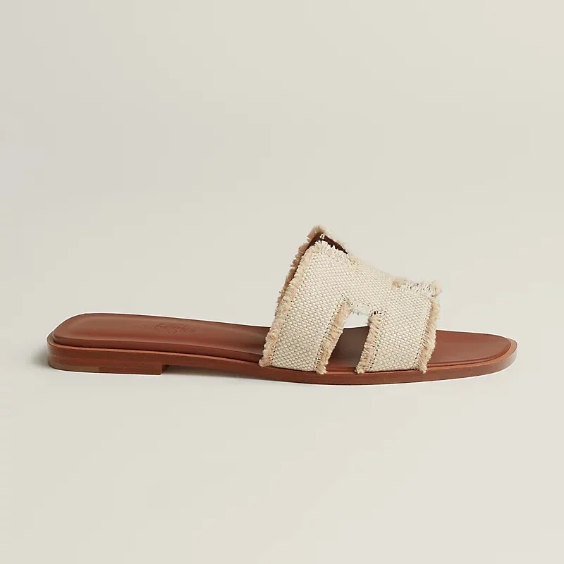 HERMES Oran Beige color Slippers