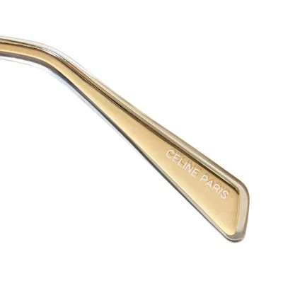 Celine Round frame glasses brown/green/black color Size 51口21-145