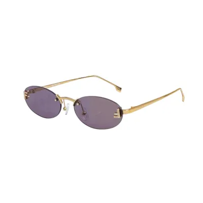 Fendi Oval glasses silver/purple/black gold/black silver/blue/red/tawny/brown gold/brown light gold color Size 54-15-135