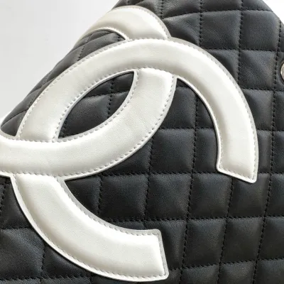 Chanel Black Basket Tote Bags / Shoulder Bags