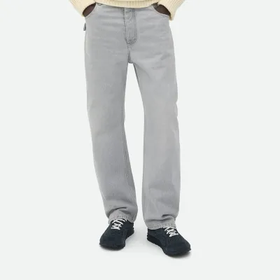 Bottega Veneta Orbit Flash Sneakers In Dark Blue Weathered Suede Leather And Mesh Lace-Up Sneaker