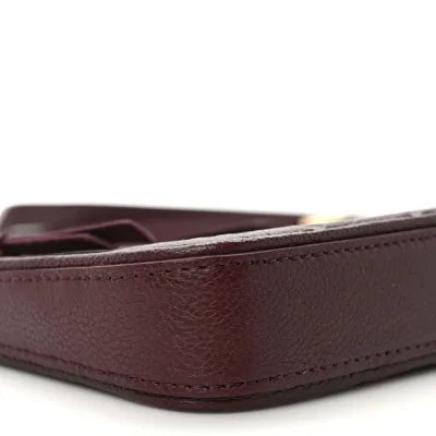 Louis Vuitton Easy Pouch on Strap PM Wine Empreinte Leather