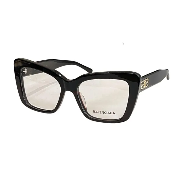 Balenciaga glasses black brown/leopard/leopard cyan/black silver/black gold/gradient brown color Size 55口20-135 - Image 5