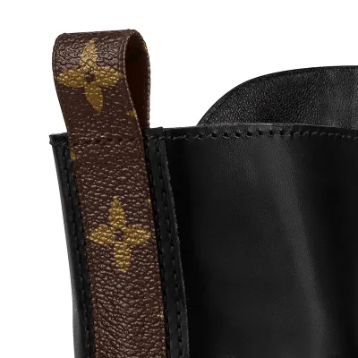 Louis Vuitton Runway Martens and nude boots