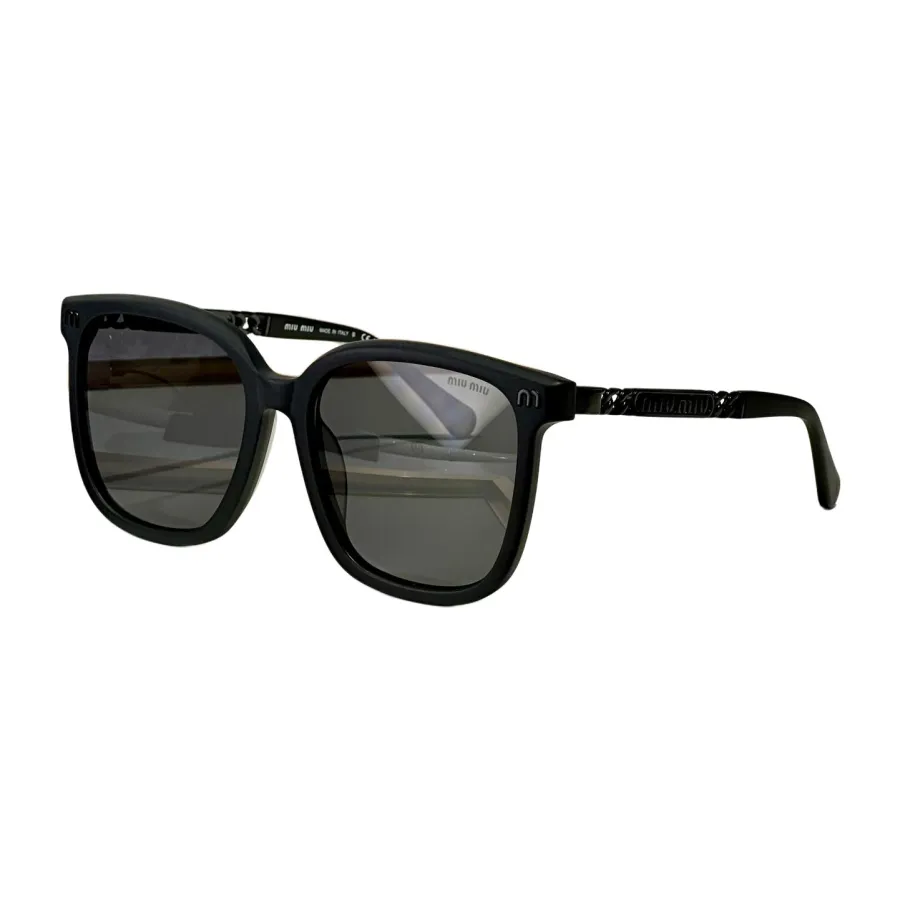 Miu Miu square frame glasses black/black gold/black silver/pink/ivory/leopard color Size 65-15-145