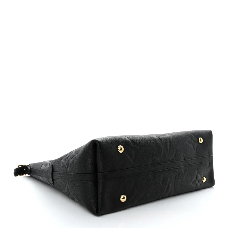 Louis Vuitton CarryAll MM Black Giant Monogram Empreinte Leather