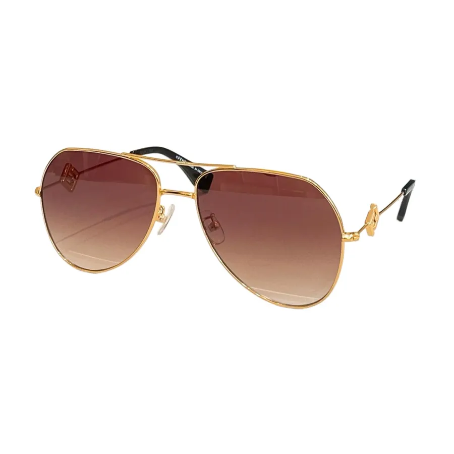 Fendi Pilot glasses rust/pink/black orange/eggplant color Size 55口17-145