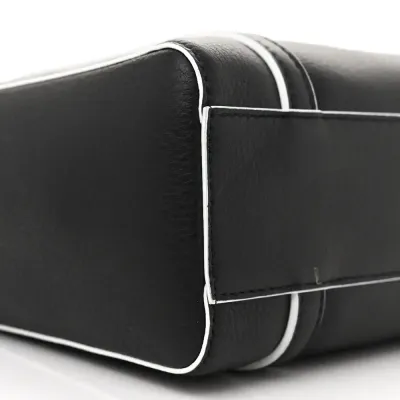 Balenciaga XXS Everyday Tote Black/White Smooth Calfskin Leather Logo Double Sided