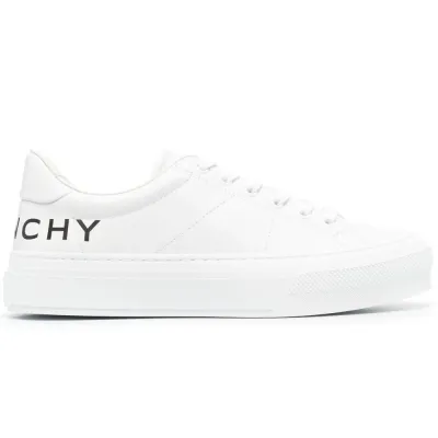 GIVENCHY Printed leather low-top sneakers