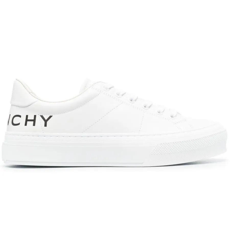 GIVENCHY Printed leather low-top sneakers