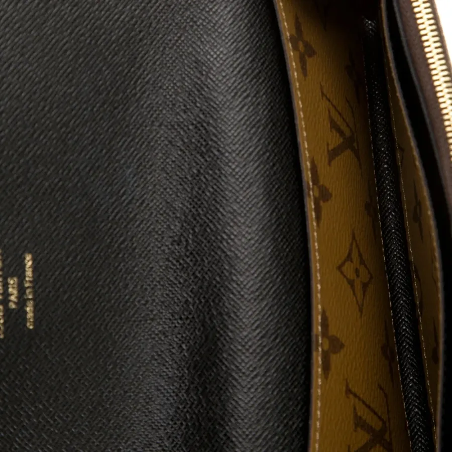 Louis Vuitton Medium Emilie Wallet Monogram Coated Canvas Gold Hardware