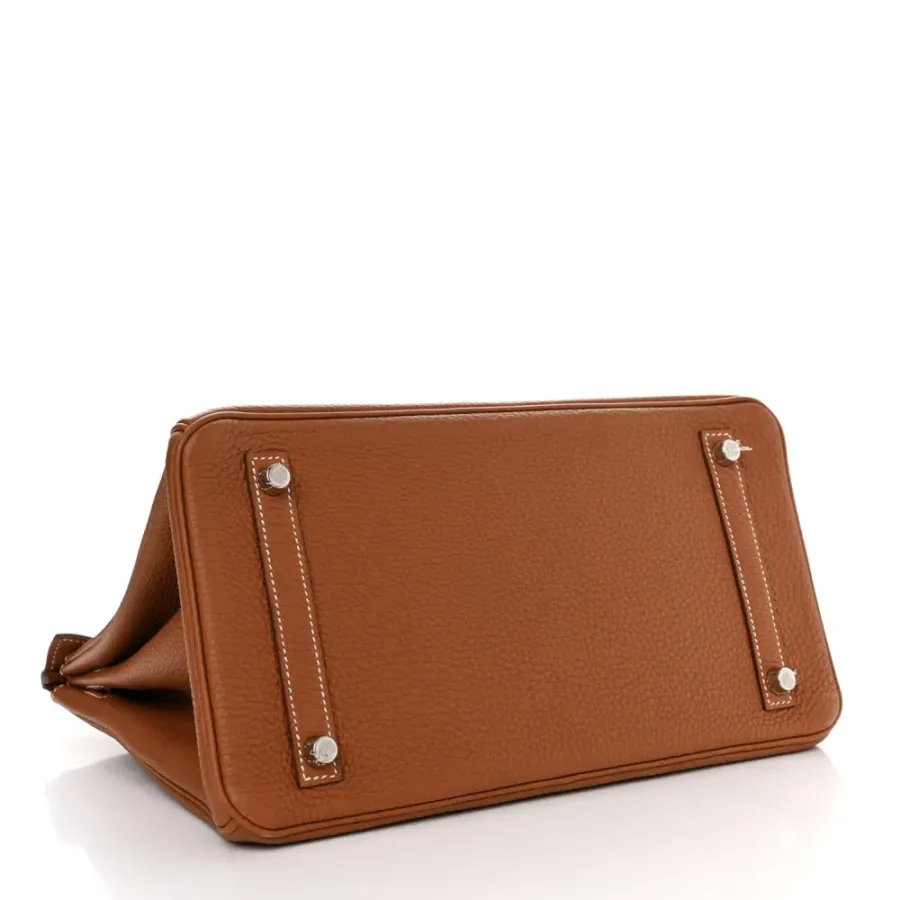 Hermès Birkin  Brown Epsom Leather Palladium Hardware