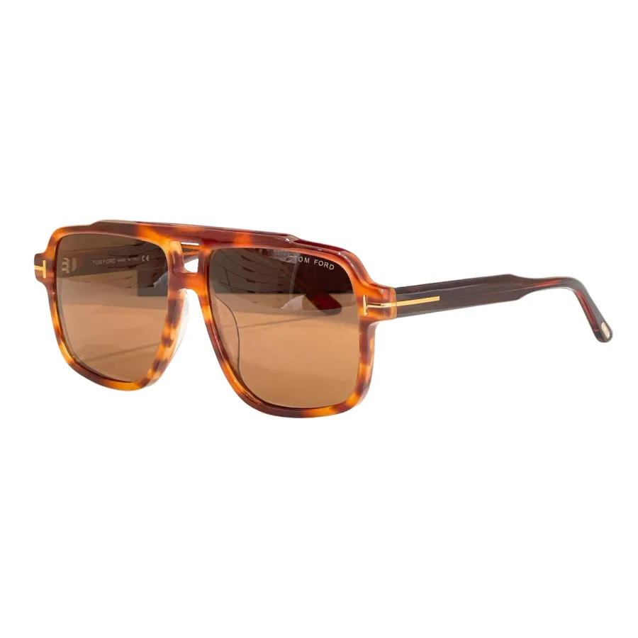 Tom Ford Pilot glasses leopard crimson/black crimson/leopard brown/leopard black/leopard sepia/eggplant/black/yellow brown color Size 58口16-140