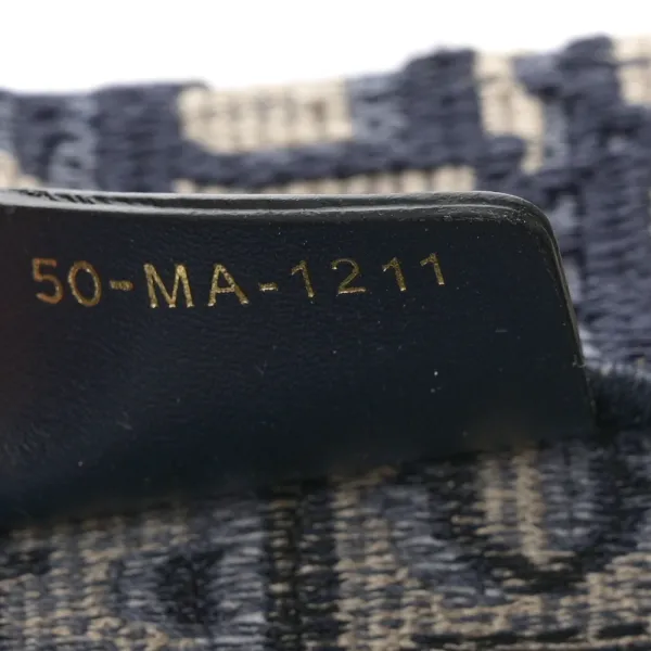 Dior Medium Book Tote Blue Multicolor Oblique Canvas - Image 10