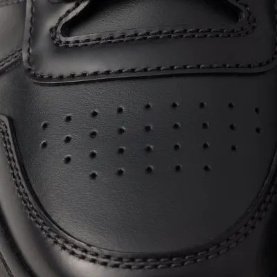 PRADA Black leather sneakers