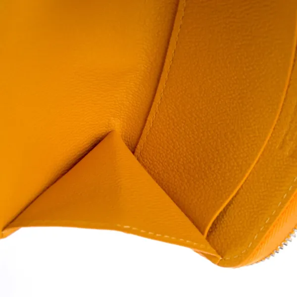 Goyard Small Printed Wallet Yellow Goyardine Canvas - Image 3