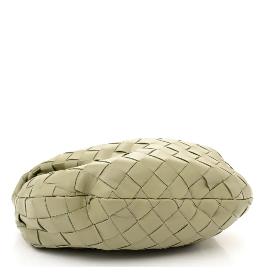 Bottega Veneta Mini Intrecciato Jodie Travertine Nappa Leather