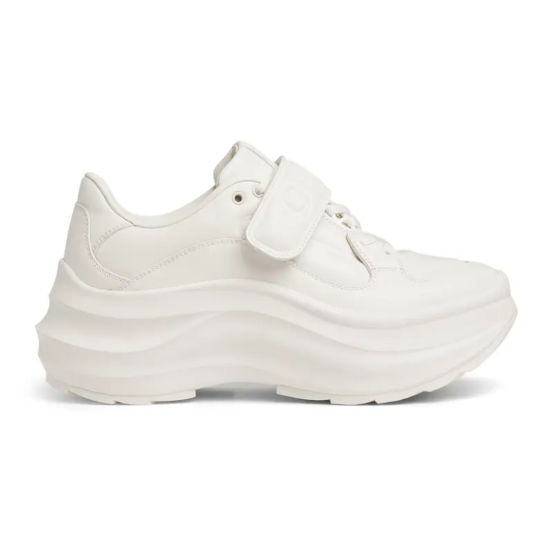Gucci Tênis esportivos de cunha para mulheres branco Sneakers